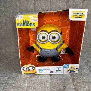 NEW Minions Movie Sing 'N Dance BOB Interactive Minion Thinkway Toys DESPICABLE